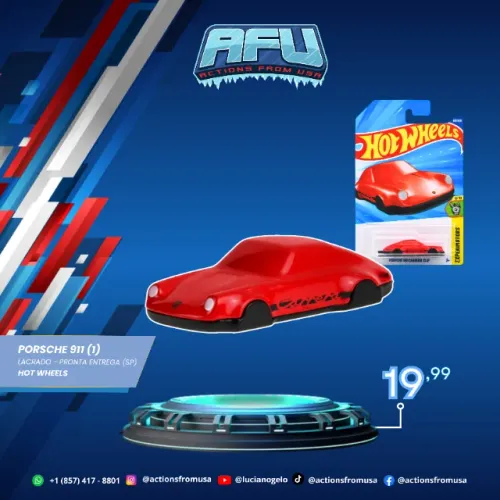 Hot Wheels - Porsche carreira 911 clip