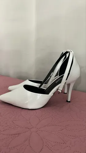 Escarpin branco 