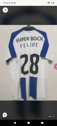 Camisa FC Porto 2018 / 2019 #28 Felipe Jogo Autografada Certificada