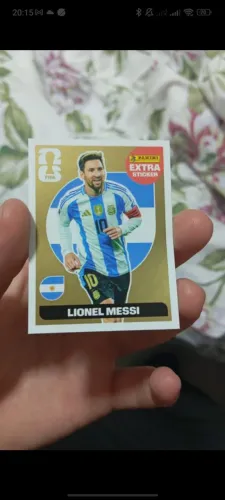 Figurinha legenda Messi ouro 2026