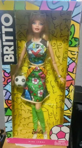 Barbie Collector Romero Britto (Pink Label) - Na Caixa Com Certificado, LEIA O ANÚNCIO