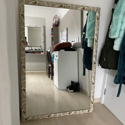 Espelho decorativo sala com moldura