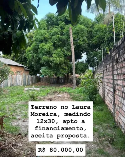 Terreno Laura Moreira 360 m²