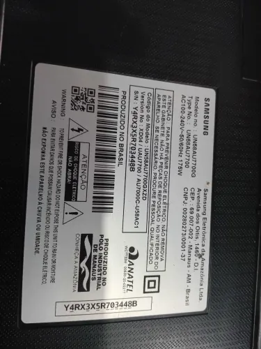 Tv Samsung un58au7700