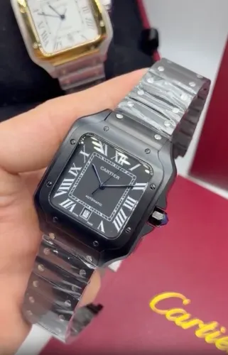 Cartier Santos Automático All Black