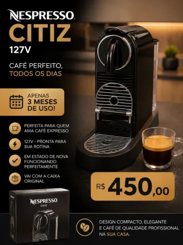 Cafeteira Nespresso Citiz 127v