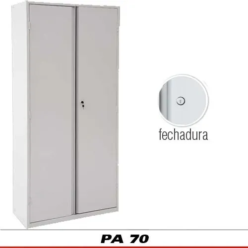 Armário de aço com chave PA70