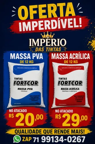 Massa Acrílica 12Kg