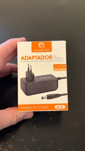 Fonte H?Maston 12V 2A Bivolt Automática - Plug P4 5,5 mm