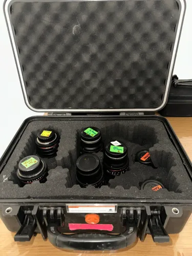 Kit Cine Rokinon DS Completo 16 24 35 50 85 + Case Vanguard