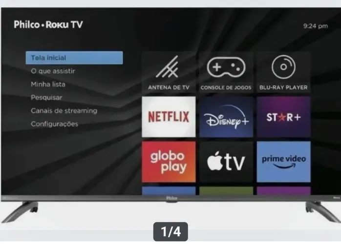 Smart Tv Philco Roku 40' Display com listras (Precisa ser trocado)