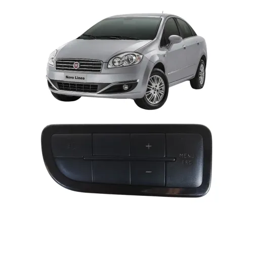 Botão Farol Luz Milha Painel Fiat Linea 2009 2016