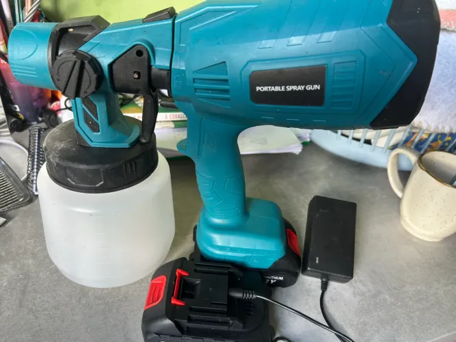 Pistola de pintura e pulverizadora elétrica sem fio
