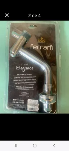 Torneira linha Elegance Ferrara para cozinha ou lavabo, 1/4 de volta.