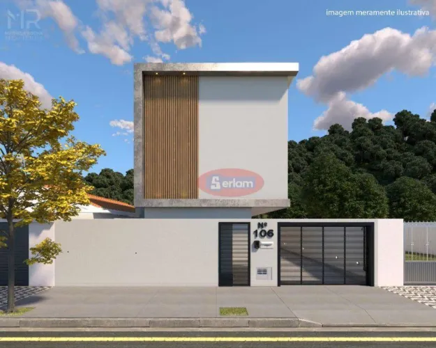 Casa com 2 dormitórios à venda, 90 m² por R$ 450.000,00 - Vila Matias - Santos/SP