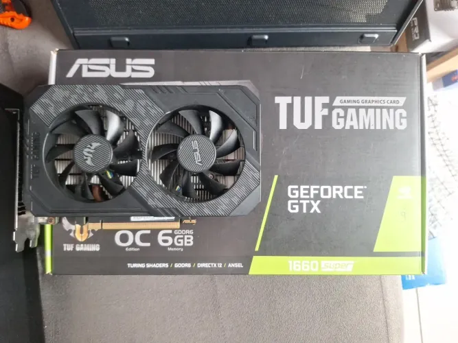Placa de Vídeo GTX 1660 Super 6GB GDDR6 ASUS TUF Gaming OC