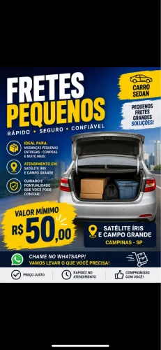 Fretes pequenos