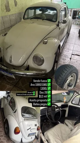 Volkswagen Fusca 1300 1980