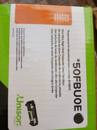 TONER LEXMARK 50FBUX0E ORIGINAL LACRADO CX