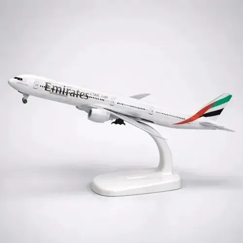 Miniatura Avião Boeing B777 Emirates (20cm) - NOVO!!