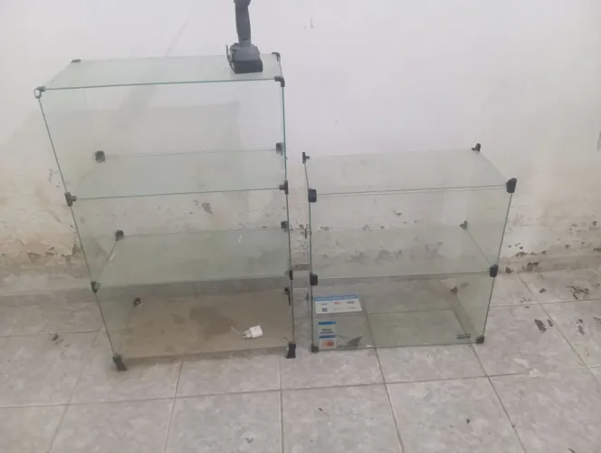 Balcão de vidro para lojas