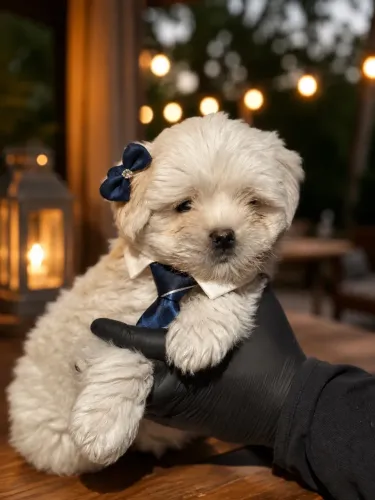 Lhasa apso macho branquinho perfeito!