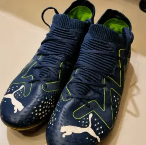 Chuteira Puma Future Society Azul - Tam 41 - Ótimo estado