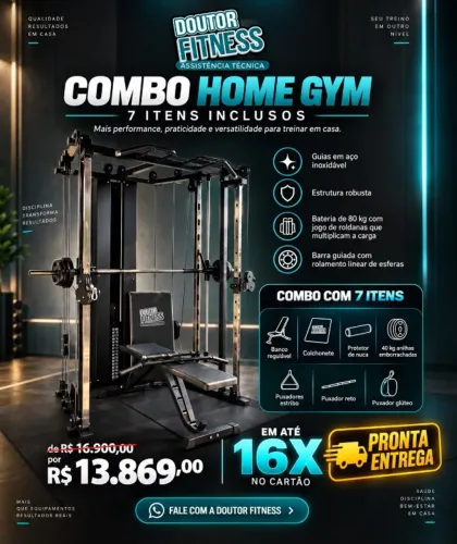COMBO HOME GYN!! - CROSS SMITH - BANCO E ACESSORIOS