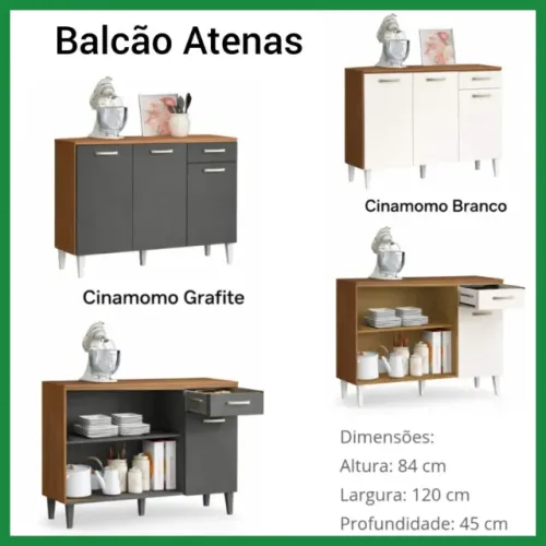 Balcão de cozinha 1.20