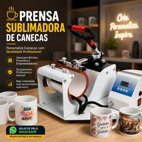  Prensa sublimadora de canecas