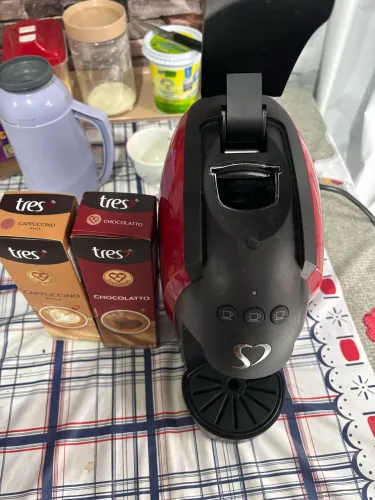 Cafeteira 3 corações 