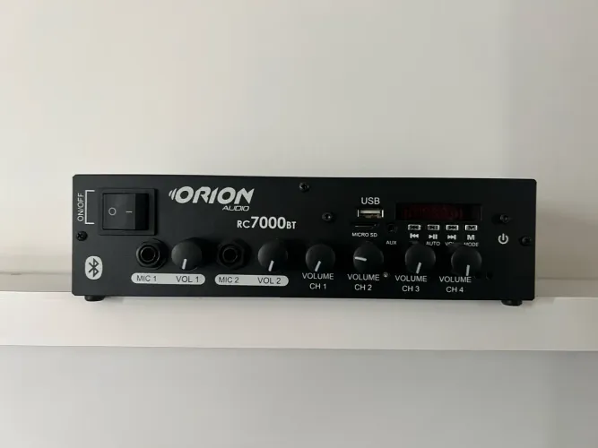 Amplificador Som Ambiente Orion Audio RC7000BT - Bluetooth / 4 Canais