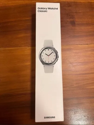 Smartwatch Samsung Watch 4 Classic 42mm BT Branco - Com Caixa e Acessórios