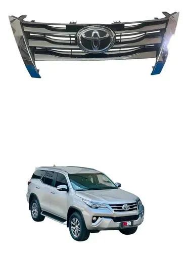 Grade Dianteira Toyota Hilux Sw4 2016 Á 2020 Detalhe 1 Brilhante