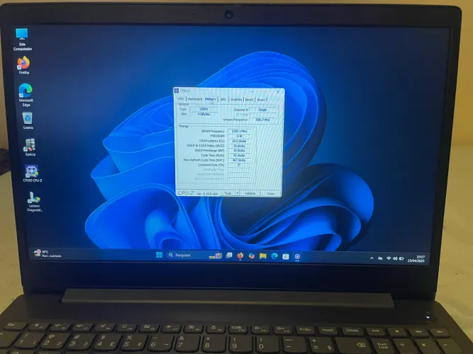 Lenovo 3i i3 10a geração 4GB RAM 120GB SSD Tela Full HD