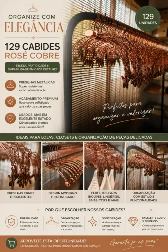 Cabides super luxo