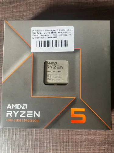 AMD RYZEN 5 7600X, 6-CORE, 12-THREADS, 4.7GHZ (5.3GHZ TURBO)