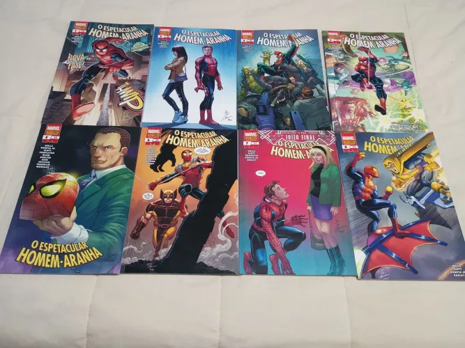 Homem Aranha série ZEB WELLS números 1 ao 13, Editora PANINI
