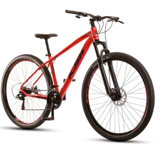 Bicicleta Bike Aro 29 Ksw 21 Velocidades Marcha Alumínio Xlt 100 Mtb Freio