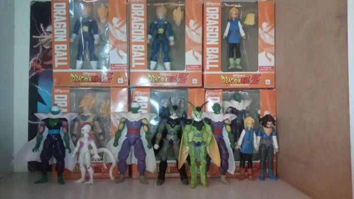 Bonecos de dragon ball novos e usados