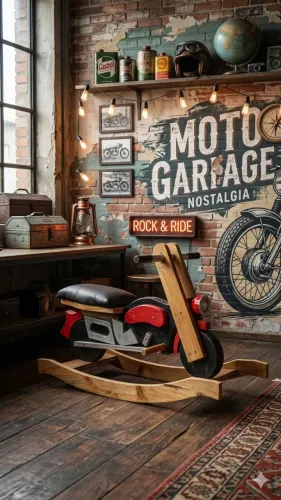 Moto de balanço artesanal