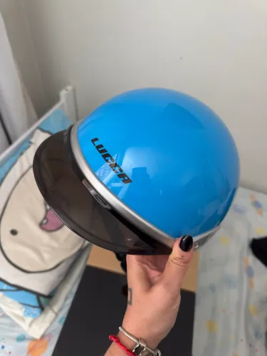 Capacete Lucca eletric Candy Blue 60 ?L?