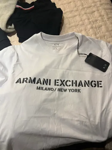 Camisa Armani exchange tamanho P masculina branca 