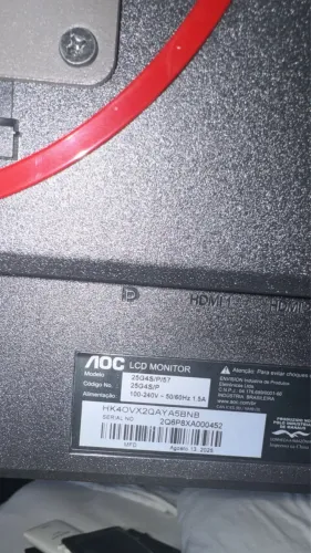 Monitor 25? 310hz 0.3ms AOC Gamer