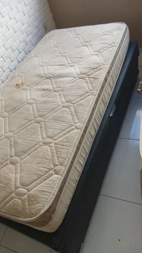 Cama Baú e colchão solteiro