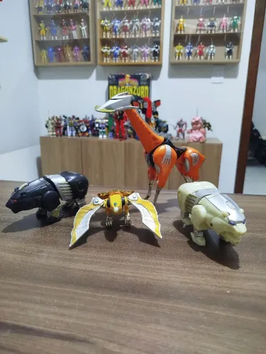 Megazords Força Animal PARALELOS Lote Power Rangers