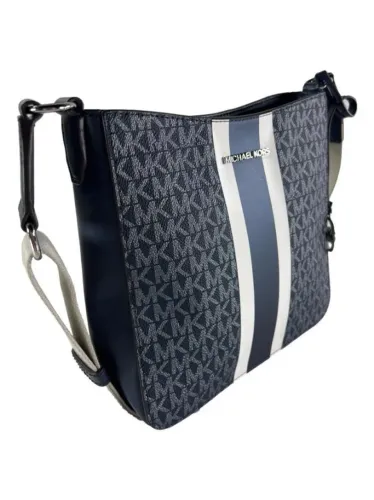Bolsa Tiracolo Michael Kors Jet Set Messenger Azul