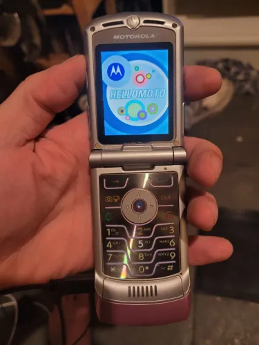 ?Motorola V3 Rosa Clássico (Relíquia) - Perfeito Estado Estético (Ler Descrição)