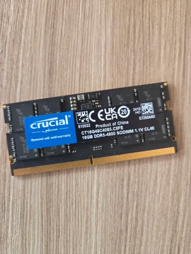 Memória RAM DDR5 16gb 4800mhz Crucial Notebook