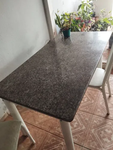 Pedra de mármore para mesa
